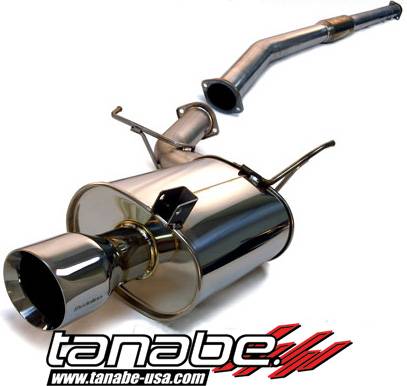 Tanabe - 2003-2005 Mitsubishi Evolution VIII Tanabe Medallion Touring CatBack Exhaust