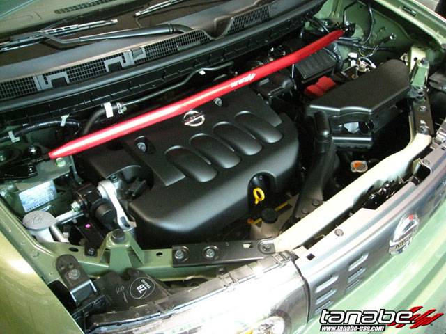 Tanabe - 2009 Nissan Cube Tanabe Sustec Strut Tower Bar - Front