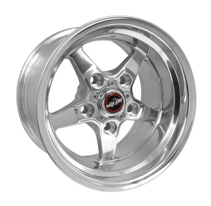 Race Star - Race Star 92 Drag Star 17x10.5 5x5.5bc 6.5bs Direct Drill Dark Star Polished Wheel 92-705852DP