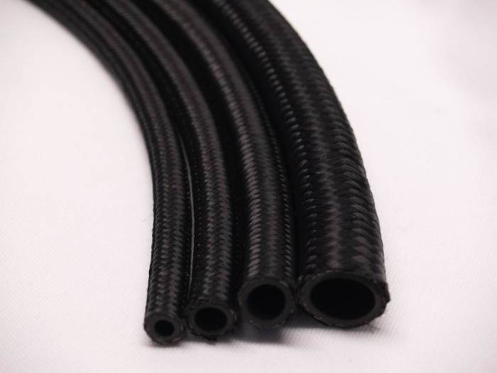 K-Tuned - K-Tuned Black Braided Fuel Line Hose - 4AN