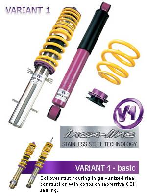 KW Automotive - 2002-2005 Honda Civic Si KW Coilover Variant 1 - 16mm