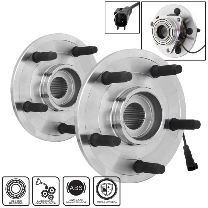 SPYDER - xTune Wheel Bearing and Hub ABS Dodge Ram 1500 09-12 - Front Left and Right BH-515126-26 9939150