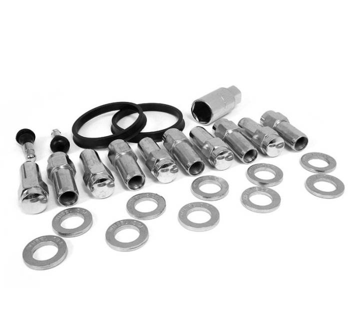 Race Star - Race Star 14mm x 1.5 Open End 1.38in Shank w/ .875in Head  15+ Mustang Deluxe Lug Kit - 10 PK 601-1433-10