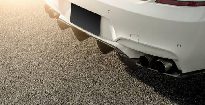 Vorsteiner - Vorsteiner BMW F12 M6 VRS Aero Rear Diffuser Carbon Fiber PP 1x1 Glossy 6001BMV