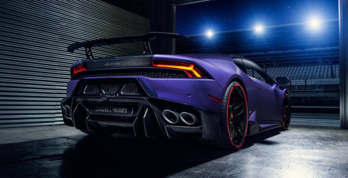 Vorsteiner - Vorsteiner Lamborghini Huracan Novara Edizione Aero Wing Blade w/ Upright Carbon Fiber PP 2x2 Glossy 0930LOV