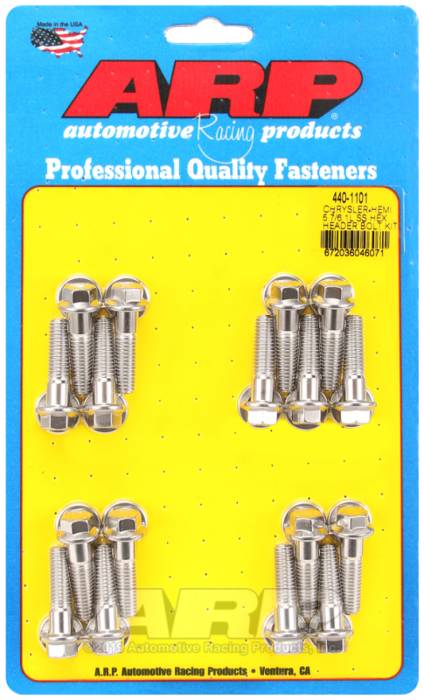 ARP - ARP Chrysler hemi 5.7/6.1L SS Hex Header Bolt Kit 440-1101