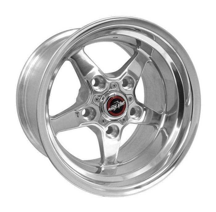Race Star - Race Star 92 Drag Star 17x10.5 5x135bc 6.125bs Direct Drill Polished Wheel 92-705551DP