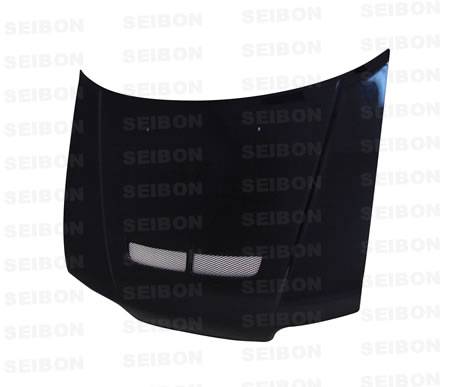 Seibon - 1988-1991 Honda Civic HB and CRX Seibon Carbon Fiber Hood - SIS Style
