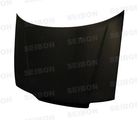Seibon - 1988-1991 Honda Civic Sedan Seibon Carbon Fiber Hood - OEM Style