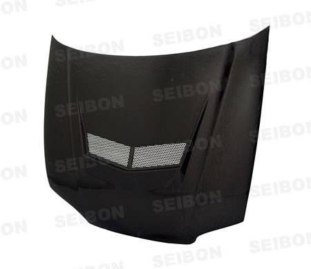 Seibon - 1992-1995 Honda Civic Coupe & HB Seibon Carbon Fiber Hood - VSII Style