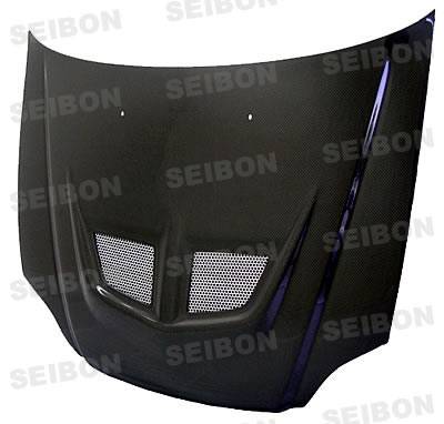 Seibon - 96-98 Civic Seibon Carbon Fiber Hood - EVO Style