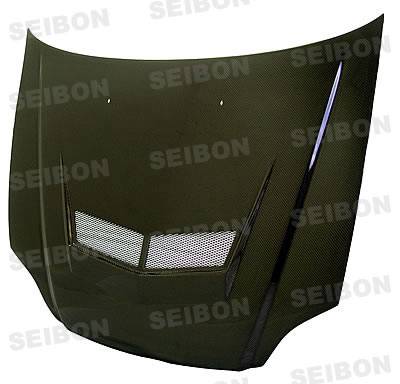 Seibon - 96-98 Civic Seibon Carbon Fiber Hood - VSII Style