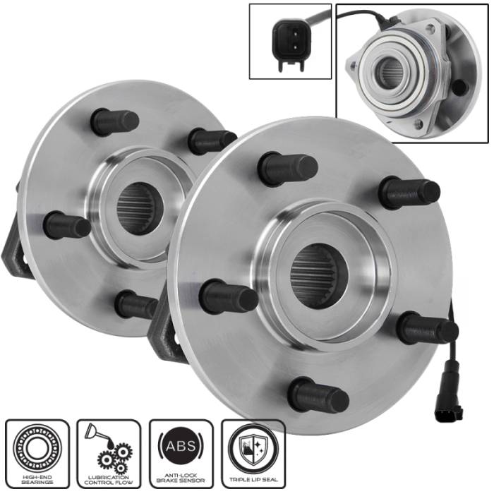 SPYDER - xTune Wheel Bearing and Hub ABS Jeep Liberty 02-07- Front Left and Right BH-513176-77 9939686