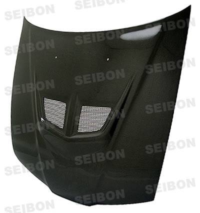 Seibon - 1992-1996 Honda Prelude Seibon Carbon Fiber Hood - EVO Style