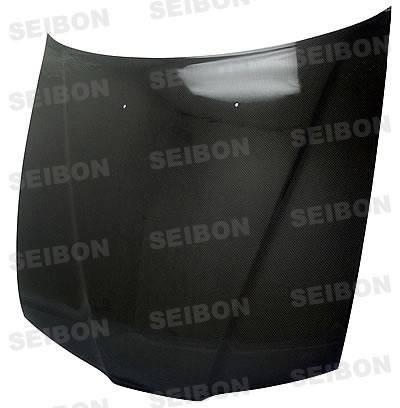 Seibon - 1992-1996 Honda Prelude Seibon Carbon Fiber Hood - OEM Style