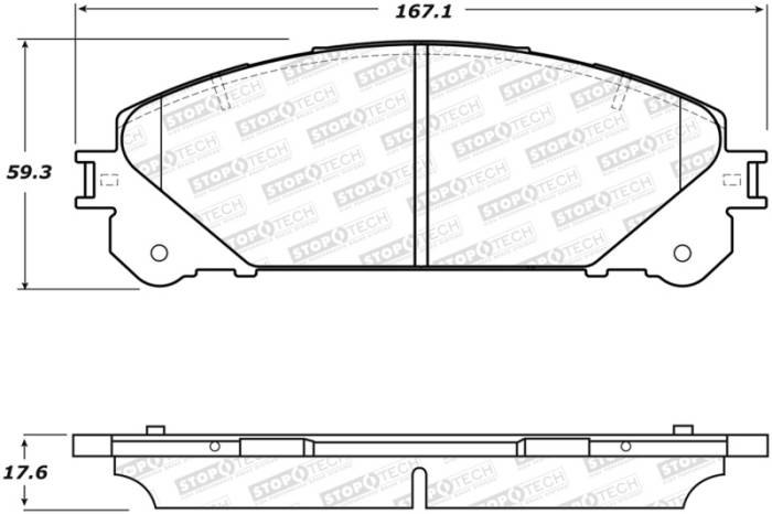 StopTech - Brake Pads W/Hrdwr 308.13240