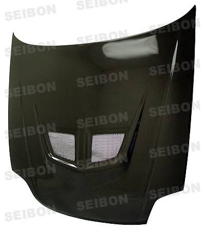 Seibon - 1997-2000 Honda Prelude Seibon Carbon Fiber Hood - EVO Style