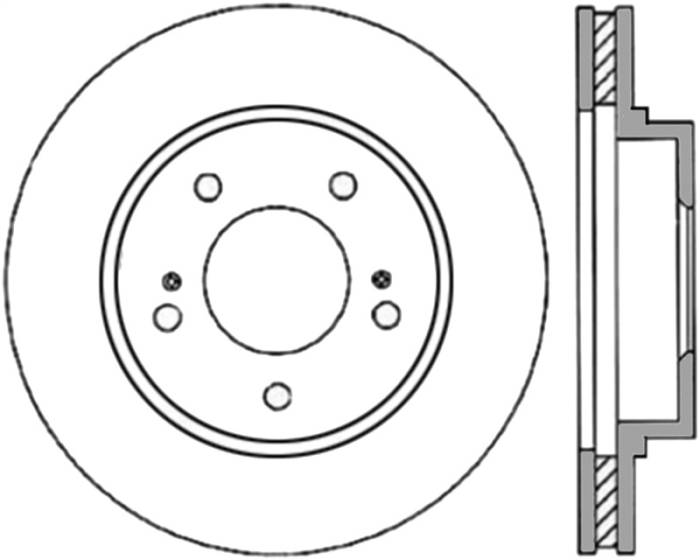 StopTech - Cryosport Slot Rotor 126.44088CSR
