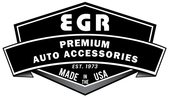 EGR - EGR Crew Cab Front 45in Rear 34.5in Rugged Style Body Side Moldings (953474) 953474WB