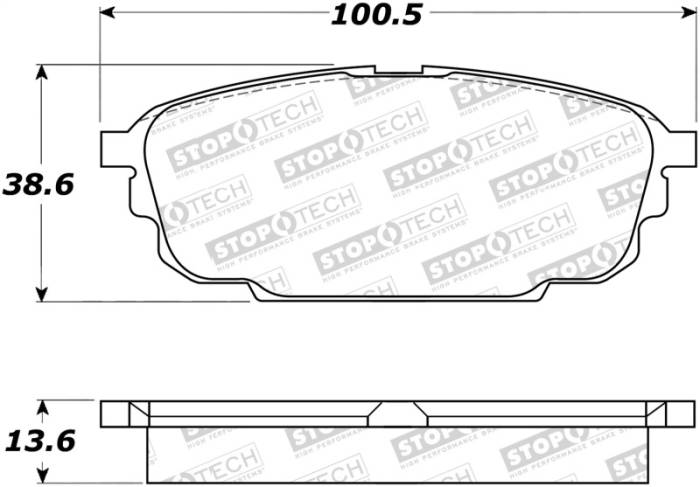 StopTech - Brake Pads W/Hrdwr 308.08920