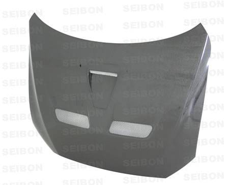 Seibon - 2008-2010 Misubishi Evolution X Seibon Carbon Fiber Hood - OEM Style