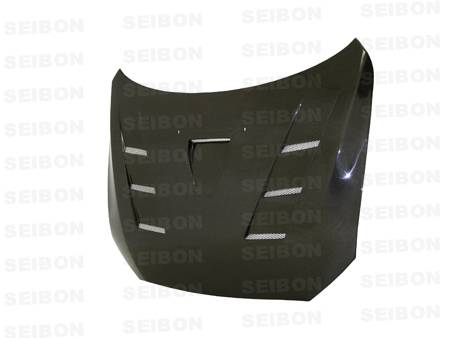 Seibon - 2008-2010 Misubishi Evolution X Seibon Carbon Fiber Hood - TS Style