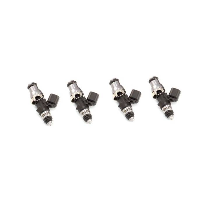 Injector Dynamics - Injector Dynamics 1050cc Injectors-48mm L/14mm Adaptor Top/2x8mm Lower O-Ring (SFC Rails) (Set of 4) 1050.48.14.11.4