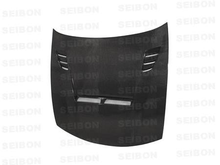 Seibon - 1997-1998 Nissan 240SX Seibon Carbon Fiber Hood - TA Style