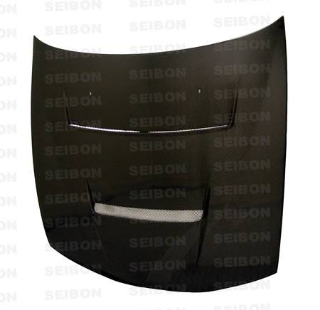 Seibon - 1997-1998 Nissan 240SX Seibon Carbon Fiber Hood - DV Style