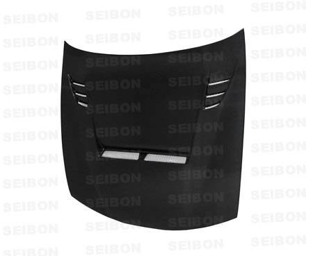 Seibon - 1997-1998 Nissan 240SX Seibon Carbon Fiber Hood - BA Style