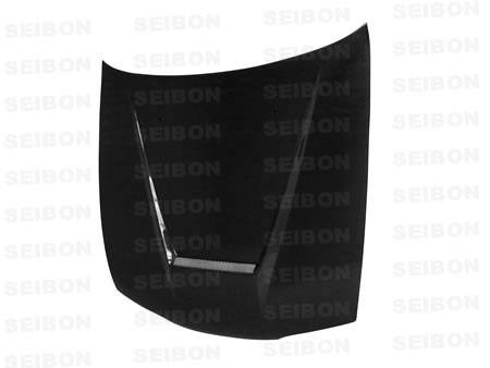 Seibon - 1995-1996 Nissan 240SX Seibon Carbon Fiber Hood - VSII Style