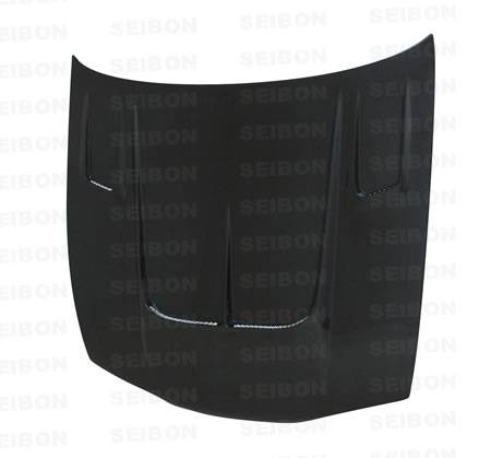Seibon - 1995-1996 Nissan 240SX Seibon Carbon Fiber Hood - TT Style