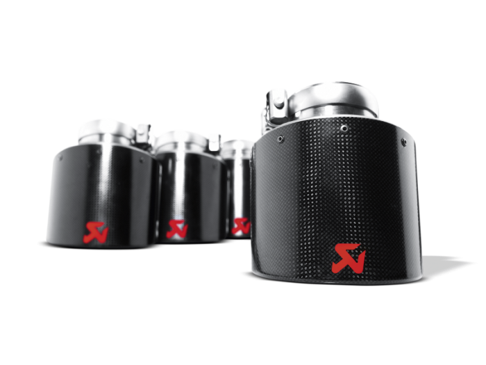 Akrapovic - Akrapovic 06-13 Chevrolet Corvette ZO6/ZR1 (C6) Tail Pipe Set (Carbon 125 mm) TP-NIR35C