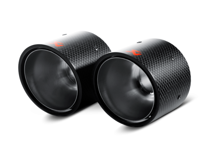 Akrapovic - Akrapovic 07-14 MINI Cooper S (R56) / Cooper S Cabrio (R57) Tail Pipe Set (Carbon) TP-MINR56/57-CA