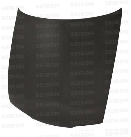 Seibon - 1995-1996 Nissan 240SX Seibon Carbon Fiber Hood - OEM Style