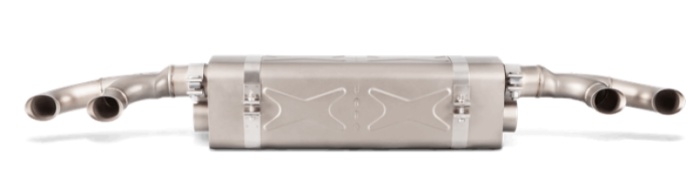 Akrapovic - Akrapovic 16-17 Porsche 911 Turbo/Turbo S (991.2) Slip-On Line (Titanium) (Req. Tips/Diffuser) S-PO/TI/6H