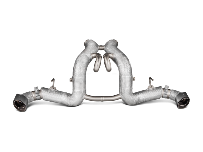 Akrapovic - Akrapovic 16-17 McLaren 540C 570S Slip-On Line (Titanium) w/ Carbon Tips S-MC/TI/3