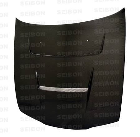 Seibon - 1995-1996 Nissan 240SX Seibon Carbon Fiber Hood - DV Style