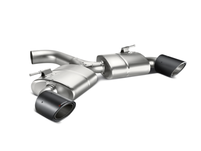 Akrapovic - Akrapovic 13-17 Volkswagen Golf GTI (VII) Slip-On Race Line (Titanium) w/ Carbon Tips MTP-VW/T/2
