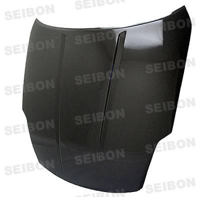 Seibon - 2003-2006 Nissan 350Z Seibon Carbon Fiber Hood - OEM Style