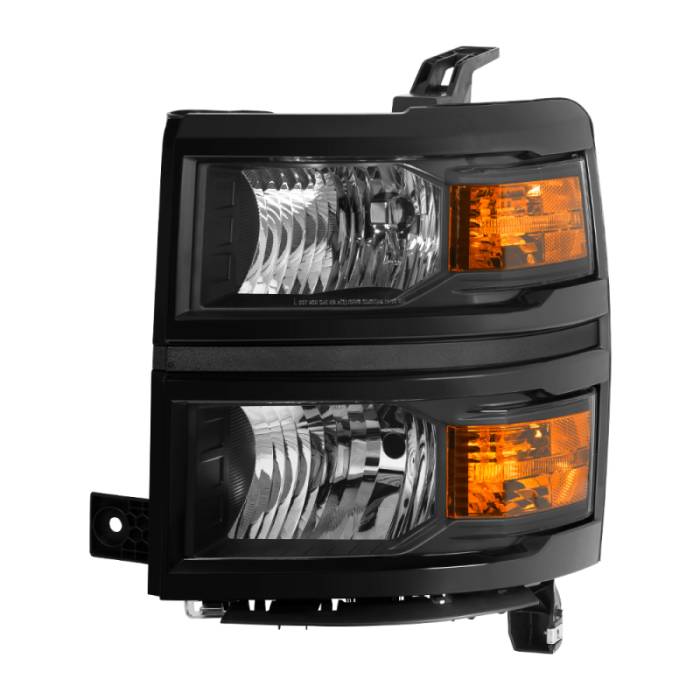 SPYDER - xTune Chevy Silverado 1500 14-15 (Non-HD) Driver Side Headlight Black - OEM Left HD-JH-CS14-OEBK-L 9040108