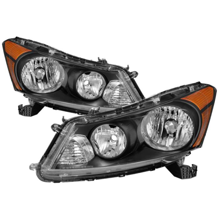 SPYDER - xTune Honda Accord 08-12 Sedan Only OEM Style Headlight - OEM Black HD-JH-HA08-4D-BK 9040047