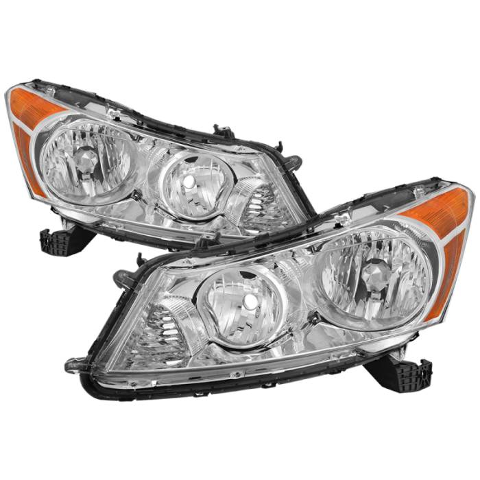 SPYDER - xTune Honda Accord 0-12 Sedan Only OEM Style Headlight - OEM Chrome HD-JH-HA08-4D-C 9040054