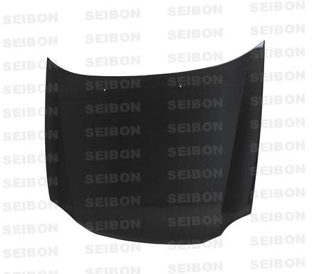 Seibon - 2002-2003 Subaru WRX Seibon Carbon Fiber Hood - RS Style