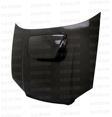 Seibon - 2004-2005 Subaru WRX and STI Seibon Carbon Fiber Hood - OEM Style