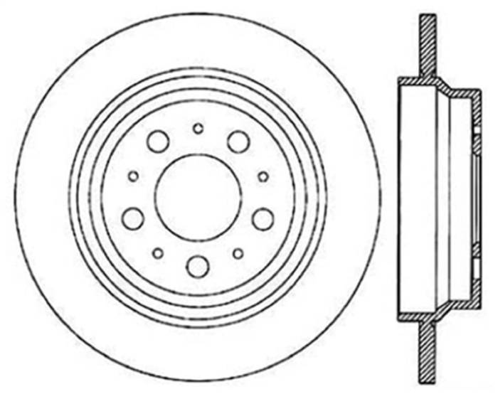 StopTech - Cryosport Slot Rotor 126.39025CSL