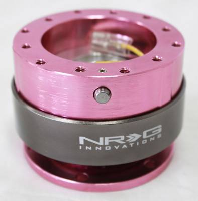 NRG Innovations - NRG Innovations Quick Release Gen 2.0 (Pink Body w/ Titanium Chrome Ring)