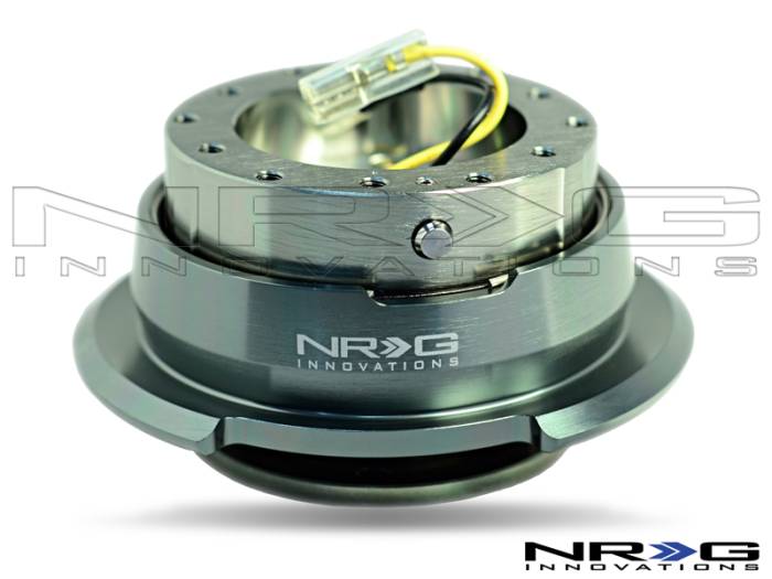 NRG Innovations - NRG Innovations Quick Release Gen 2.8 (Gun Metal Body w/ Diamond cut ring)