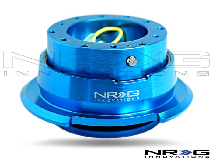 NRG Innovations - NRG Innovations Quick Release Gen 2.8 (New Blue Body w/ Diamond Cut Ring)