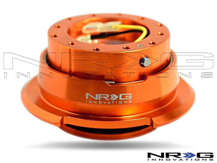 NRG Innovations - NRG Innovations Quick Release Gen 2.8 (Orange Body w/ Diamond Cut Ring)